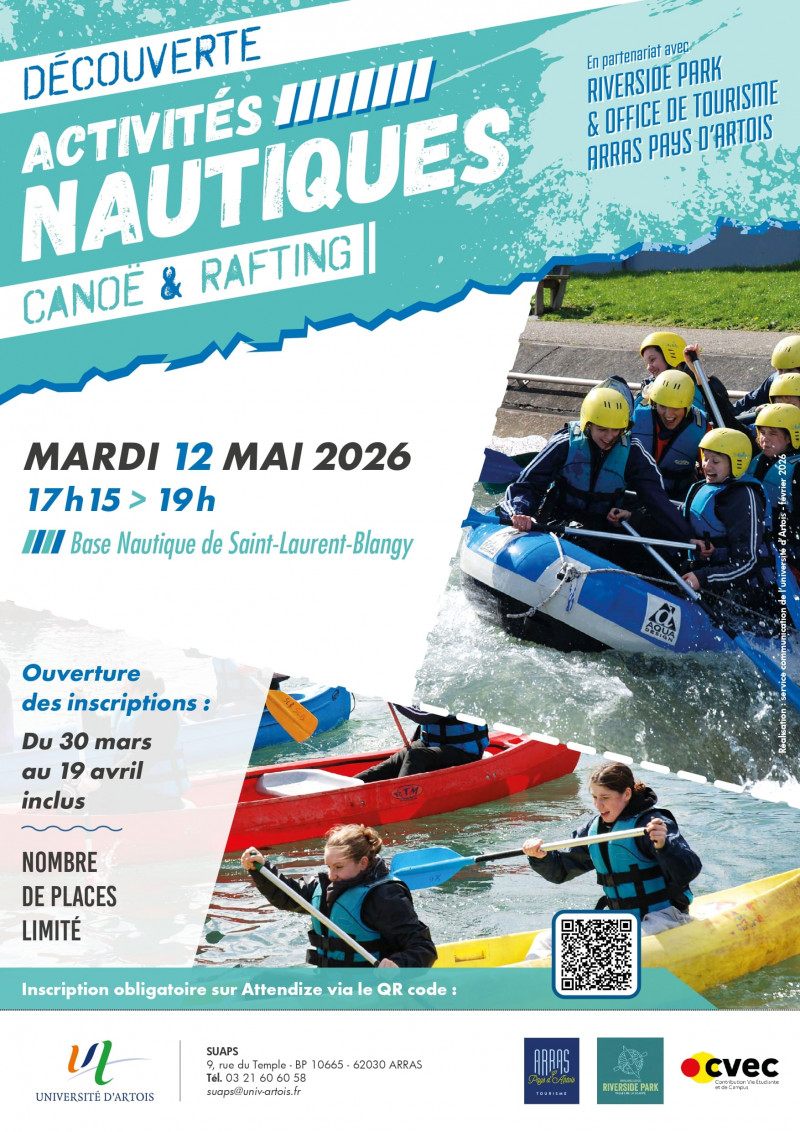 DECOUVERTE ACTIVITES NAUTIQUES - 12 MAI - BASE NAUTIQUE DE SAINT LAURENT BLANGY