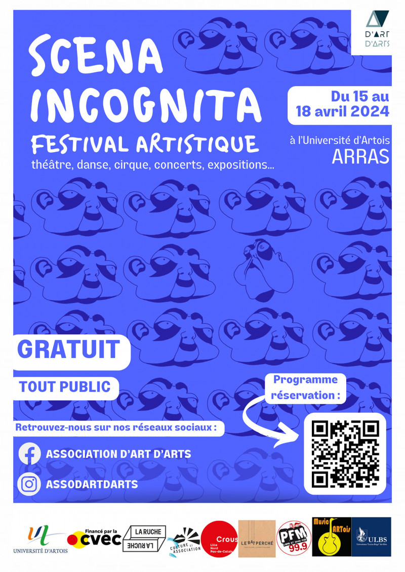 Festival « SCENA INCOGNITA » avec l'association D'Art d'Arts