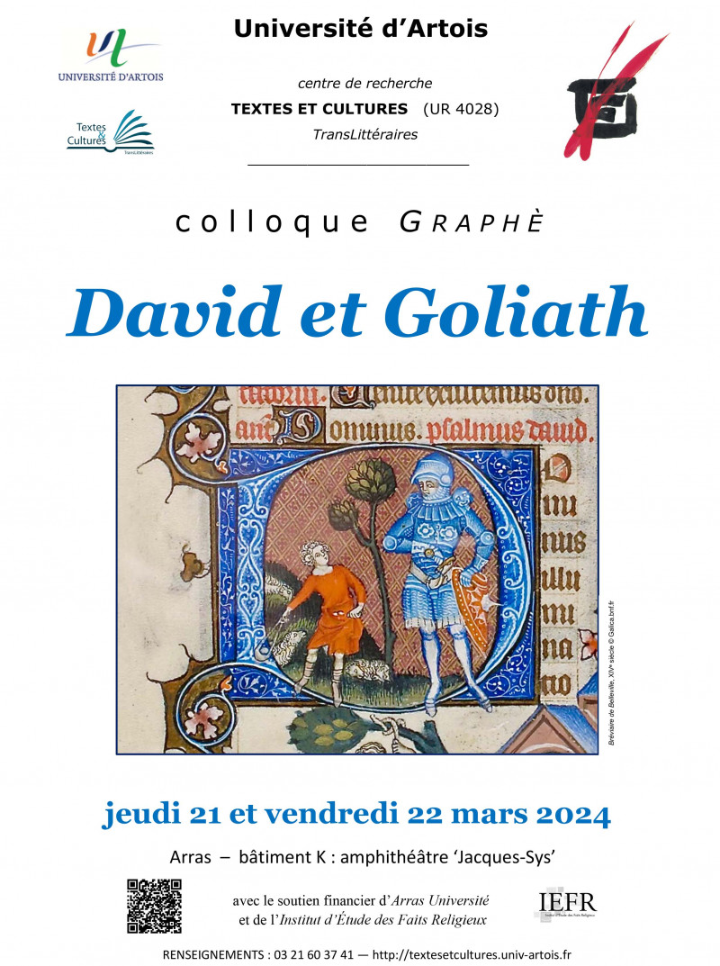 Colloque Graphè "David contre Goliath"