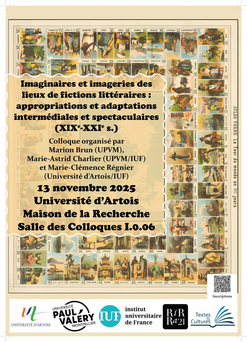 Colloque "Imaginaires et imageries des lieux de fictions littéraires"