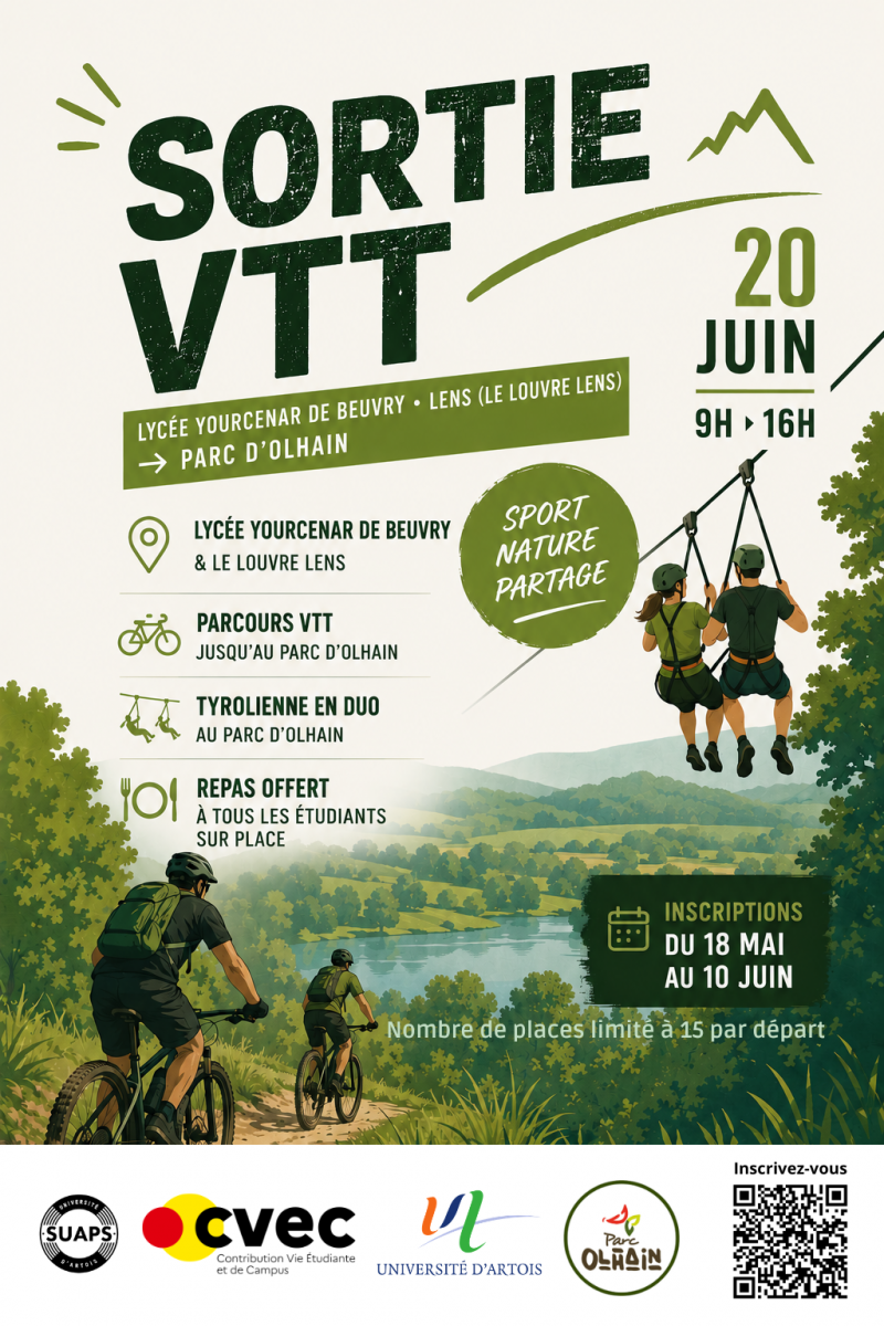 SORTIE VTT + TYROLIENNE - 20 JUIN - OLHAIN