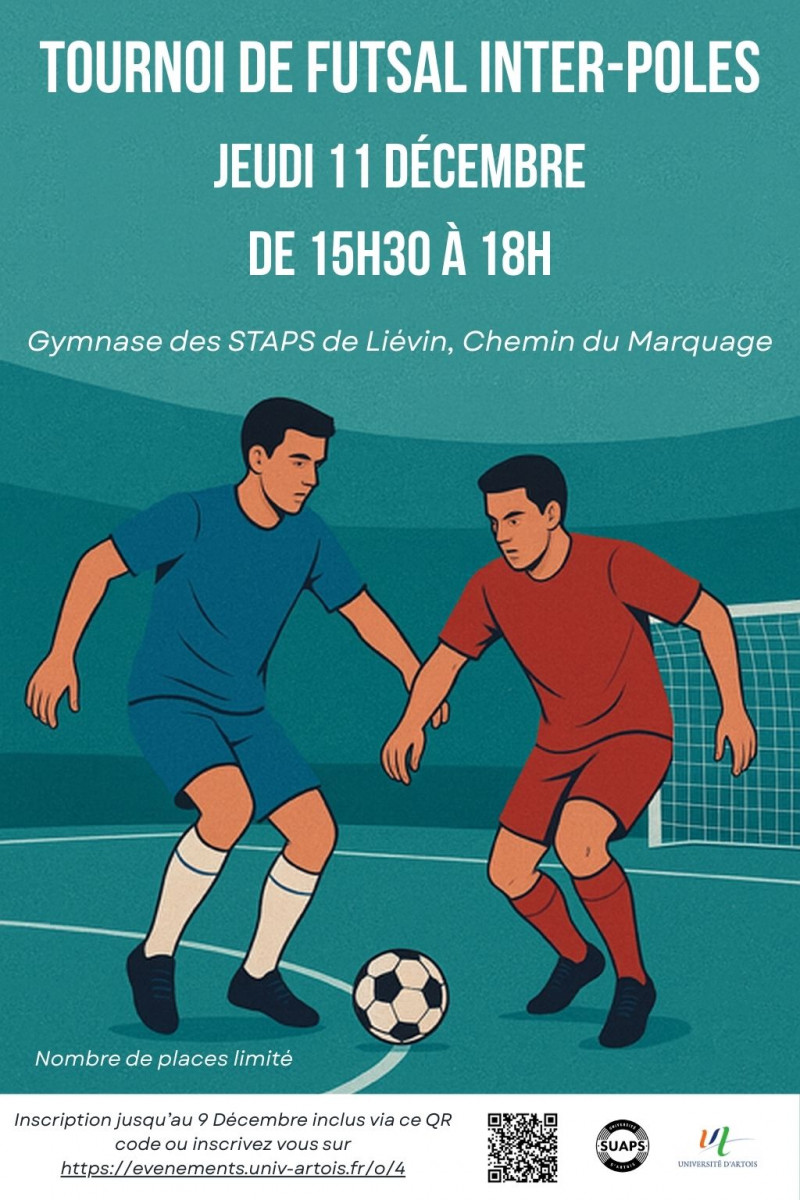 TOURNOI DE FUTSAL - 11 D&Eacute;CEMBRE - LIEVIN