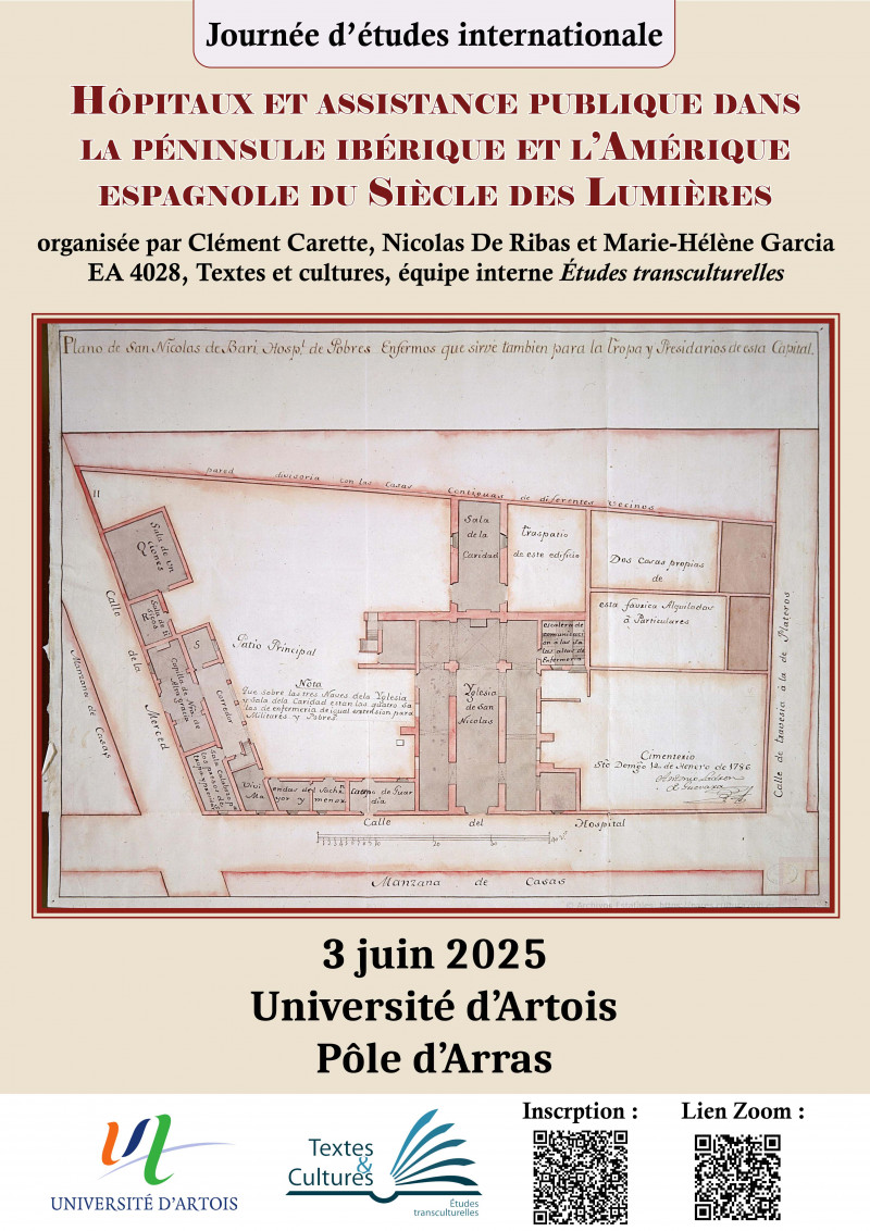 Journée d'études "Hôpitaux et assistance dans l’Espagne et l’Amérique du Siècle des Lumières"