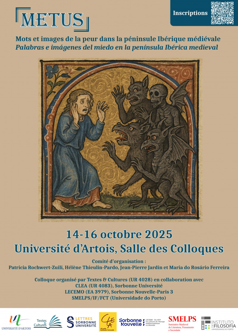 colloque international “METUS : Mots et images de la peur dans la péninsule Ibérique médiévale”