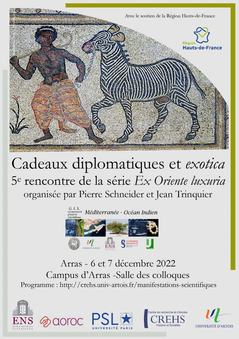 5e rencontre de la série « Ex Oriente luxuria » "Cadeaux diplomatiques et exotica"