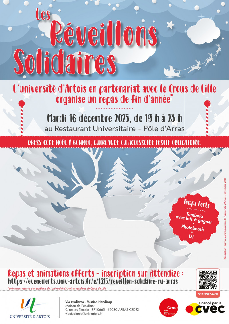 Réveillon Solidaire RU Arras