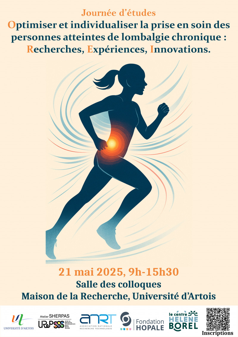 Journée d'étude " Optimiser et individualiser la prise en soin des lombalgies chroniques : Recherche, Expérience, Innovation "