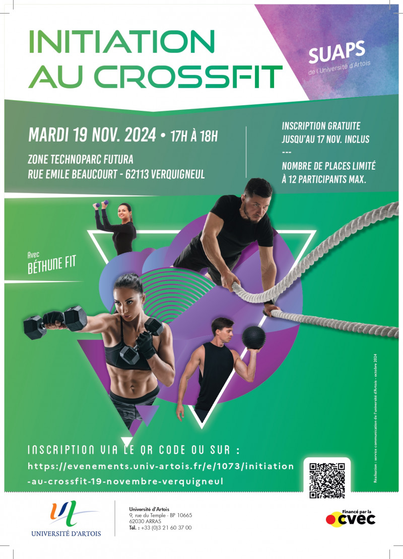 INITIATION AU CROSSFIT - 19 NOVEMBRE - VERQUIGNEUL 