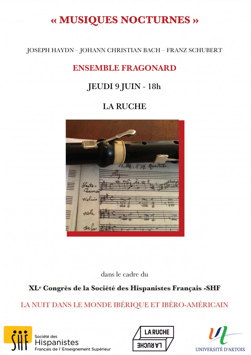  "Musiques nocturnes" Concert de l'ensemble Fragonard